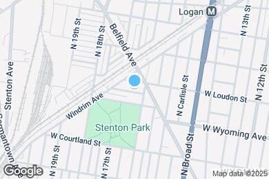 Map image of the property - 1617 W Mentor St