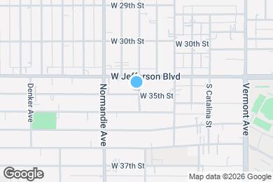 Map image of the property - 1327 W 35th St