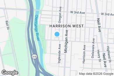 Map image of the property - 518 W 1st Ave