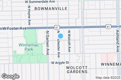 Map image of the property - 1930 W Winona St