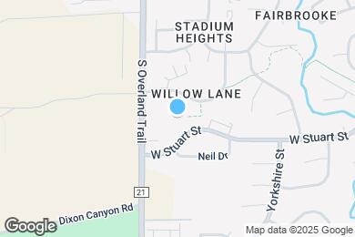 Map image of the property - 2960 W Stuart St