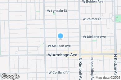 Map image of the property - 3525 W Dickens Ave