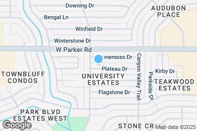 Map image of the property - 2605 Plateau Dr