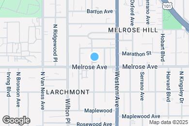 Map image of the property - 706 N St Andrews Pl