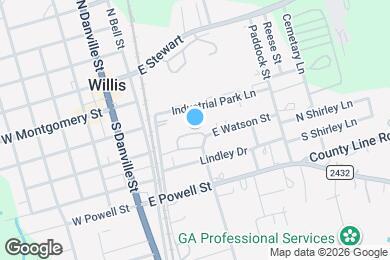 Map image of the property - Willis Rental