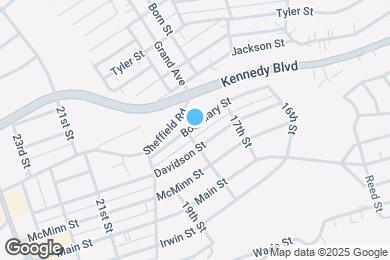 Map image of the property - 1721 Boundary St