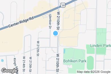 Map image of the property - 3540 W 210th St
