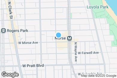 Map image of the property - 6957 N Greenview Ave