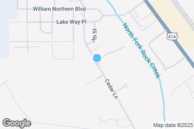 Map image of the property - 1315 Cedar Ln