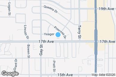 Map image of the property - 1026 17th Ave