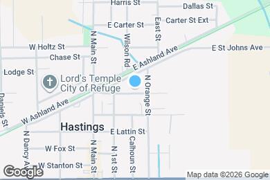 Map image of the property - 213 Park Ave