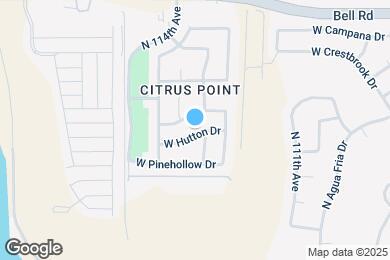 Map image of the property - 11340 W Hutton Dr