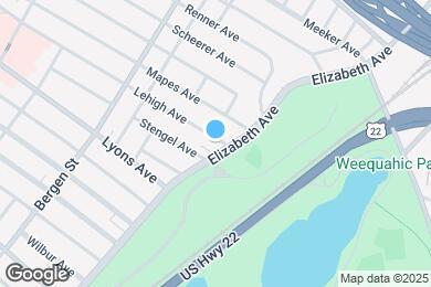 Map image of the property - 585 Elizabeth Ave