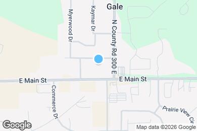 Map image of the property - 305 Gale Ct