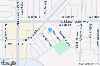 Map image of the property - 8716 Bleriot Ave