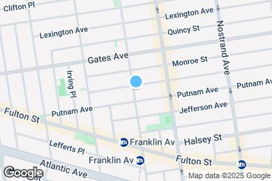 Map image of the property - 441 Franklin Ave