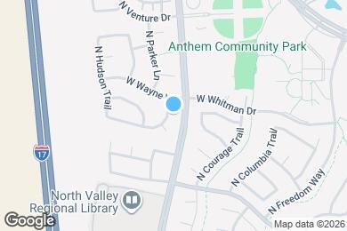 Map image of the property - 3645 W Jacksonville Dr