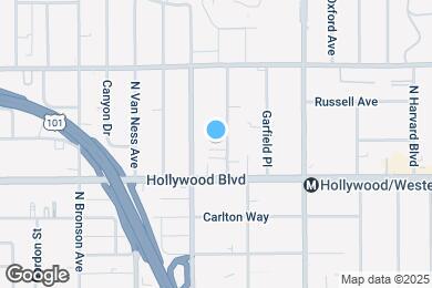 Map image of the property - 1735 N Gramercy Pl