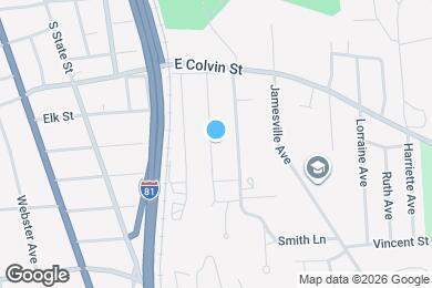 Map image of the property - 123 Benedict Ave