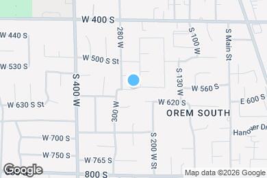 Map image of the property - 242 W 580 S