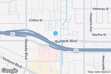 Map image of the property - 18307 Burbank Blvd