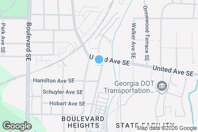 Map image of the property - 1015 Avondale Ave SE