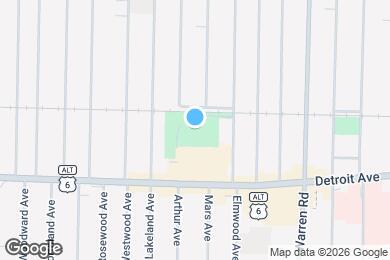 Map image of the property - 1345 Lakeland Ave