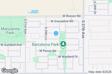 Map image of the property - 2832 W Bowker St