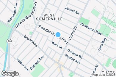 Map image of the property - 186 Powder House Blvd