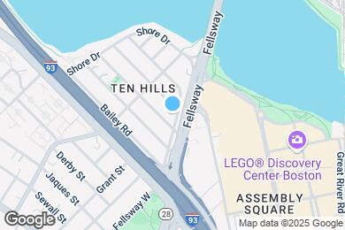 Map image of the property - 52 Ten Hills Rd