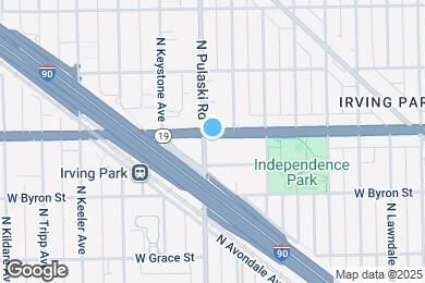 Map image of the property - 3957 W Irving Park Rd