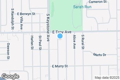 Map image of the property - 3033 S Tacoma Ave