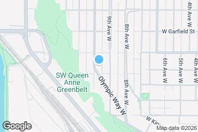 Map image of the property - 1408 10th Ave W