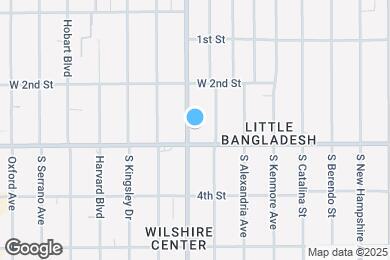 Map image of the property - 254 S. Normandie