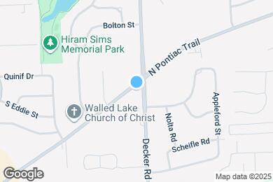 Map image of the property - 1630 N. Pontiac Trail