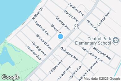 Map image of the property - 119 N Broadway