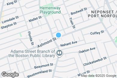 Map image of the property - 447 Ashmont St