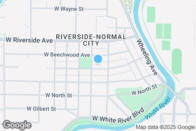 Map image of the property - 816 W Ashland Ave