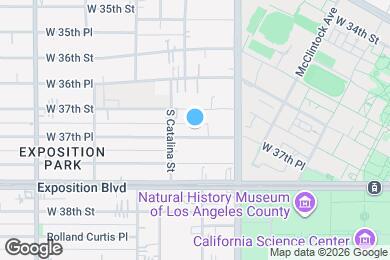 Map image of the property - 1153 W 37th Pl