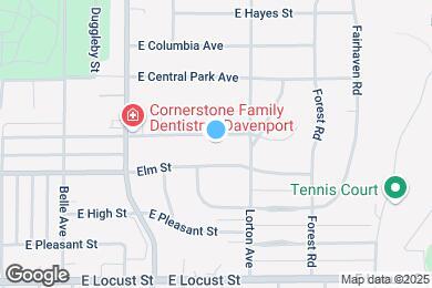 Map image of the property - 2617 E Lombard St