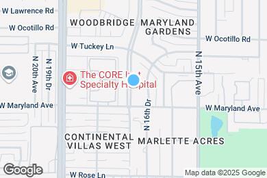 Map image of the property - 6501 N 17th Ave