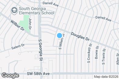 Map image of the property - 5212 S Milam St