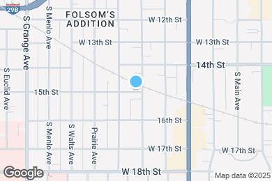 Map image of the property - 624 W 15th St