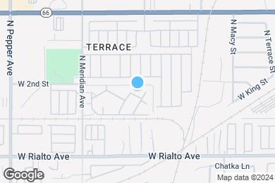 Map image of the property - Foothill Villas