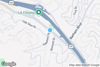 Map image of the property - 3293 Cahuenga Blvd- ALL UTILITIES INCLUDED