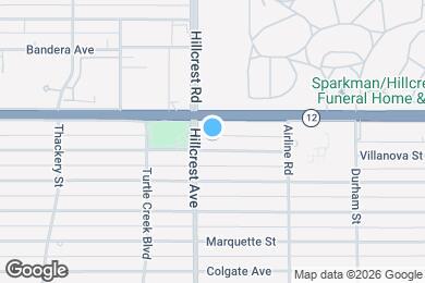 Map image of the property - 3312 Villanova St
