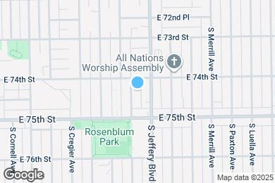 Map image of the property - 7423 S Euclid Ave