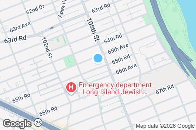 Map image of the property - 105-43-105-65 65th Rd