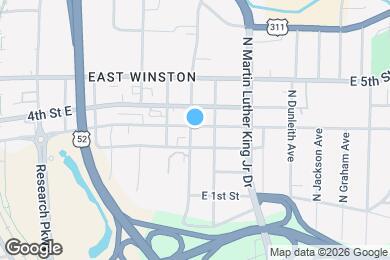 Map image of the property - 1202 E 3rd St