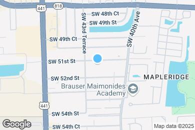 Map image of the property - 4210 SW 51st St